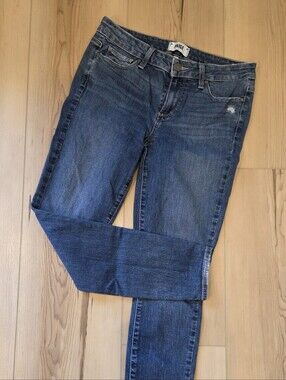 PAIGE Mid Blue Skinny Jeans